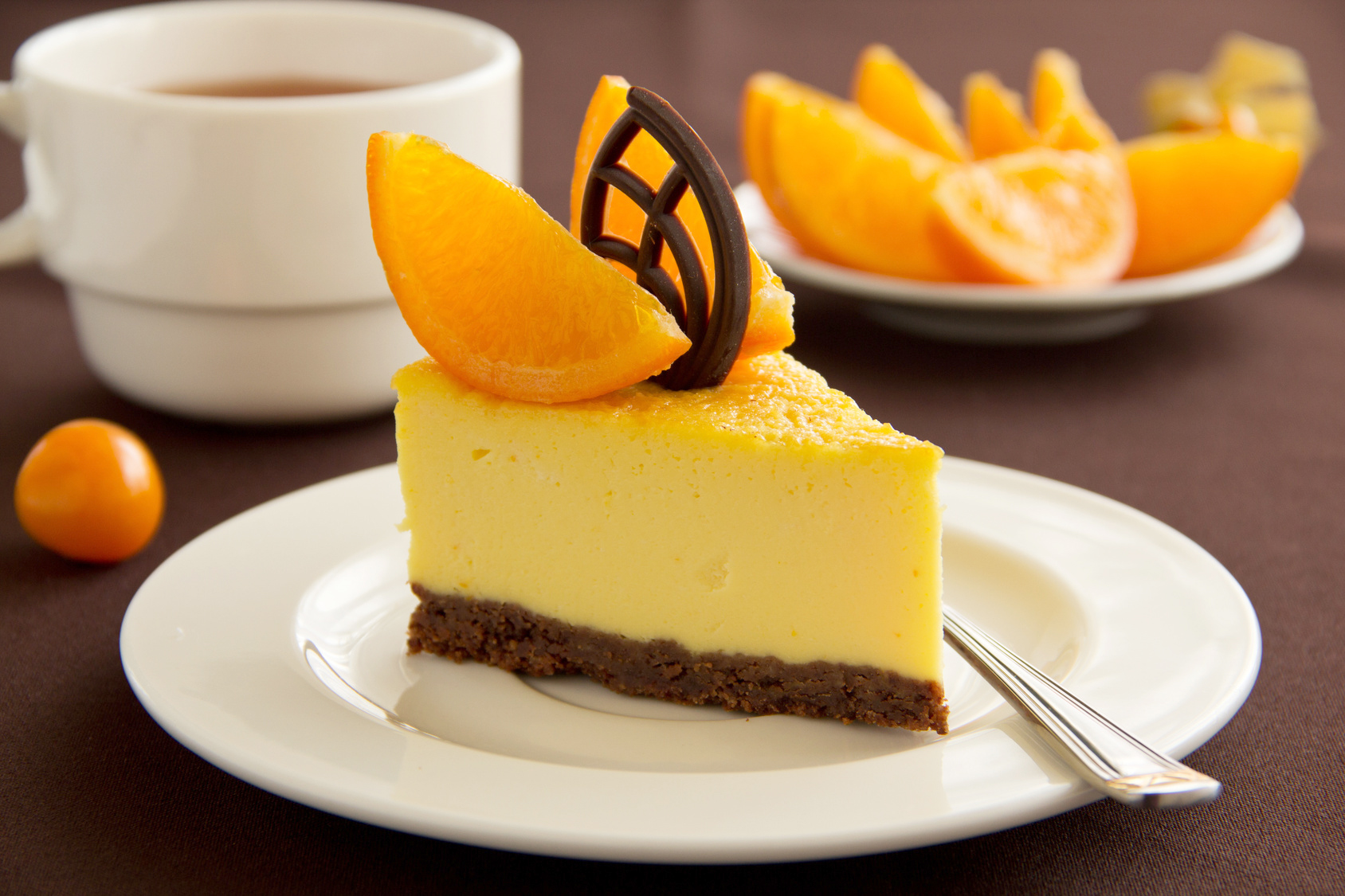 You are currently viewing Cheese cake chocolat orange