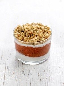 Lee más sobre el artículo Crumble con compota de ruibarbo