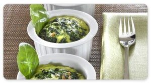 Lee más sobre el artículo Muffins de espinacas con corazón de queso fresco