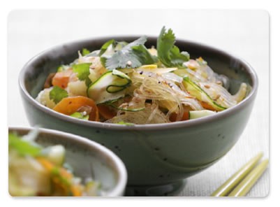 Lee más sobre el artículo Shiratakis de konjac con 3 pimientos