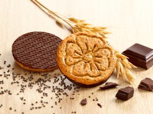 Biscuits nappés de chocolat et graines de Chia<BR><B>Prix en baisse -8%</B>