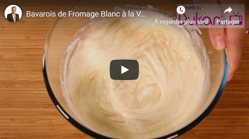 Lee más sobre el artículo Bavarois de Queso Fresco a la Vainilla (Recetas Dukan)