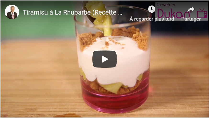 Lee más sobre el artículo Tiramisú de Ruibarbo (Receta Dukan)