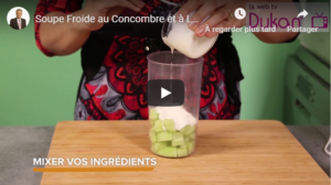 Lee más sobre el artículo Sopa fría de pepino y menta (Receta Dukan)