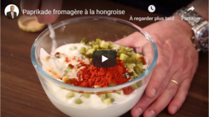 Lee más sobre el artículo Paprikash de queso a la húngara