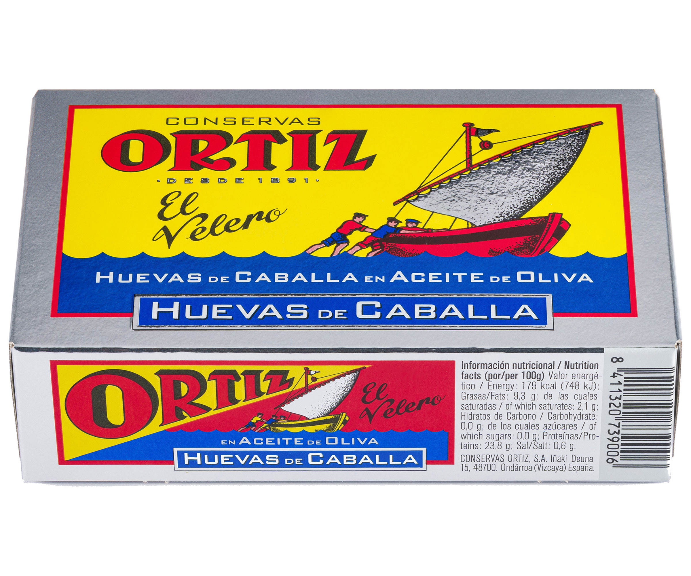 Uova di sgombro in olio d'oliva 110g - ORTIZ - immagine 2