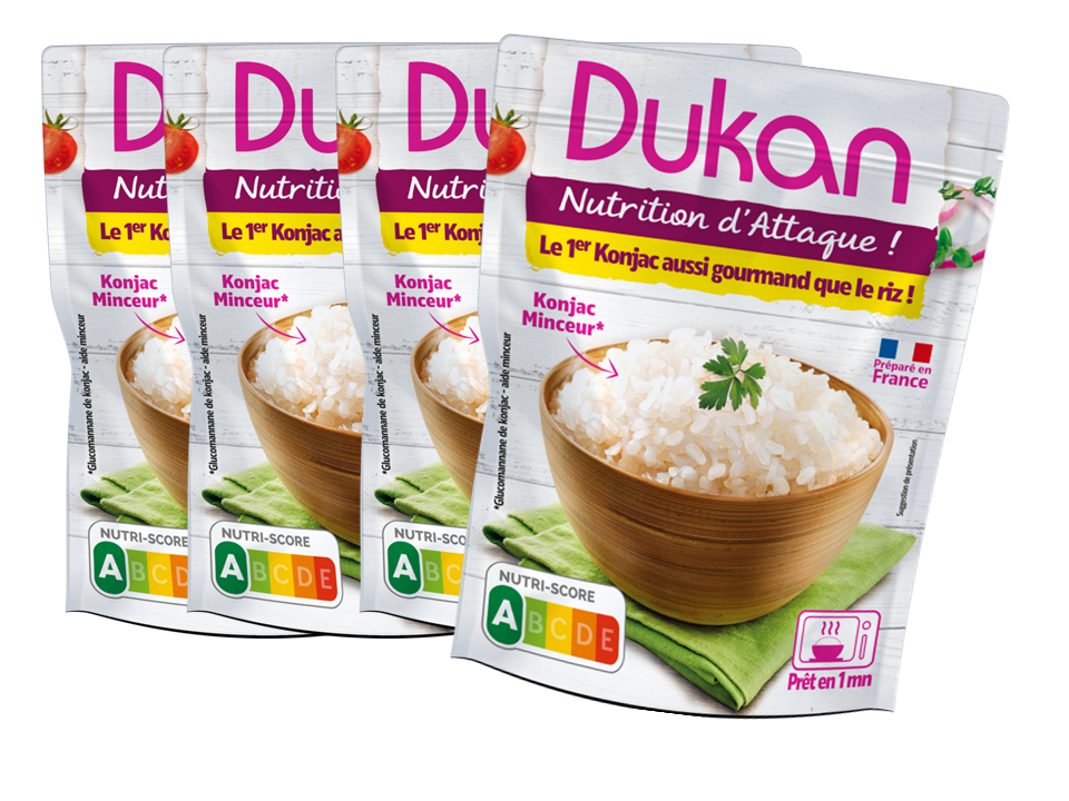 Pack of 4 Pre-Cooked Ready-to-Use Rice Pearls Doypacks<BR><B>Price decrease -2%</B>