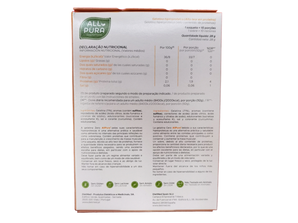 Always Good Pineapple Jelly Zero Sugar (Ananas Zero Jelly) 28g – ALL PURA BBD 30/06/2024 - Image 2