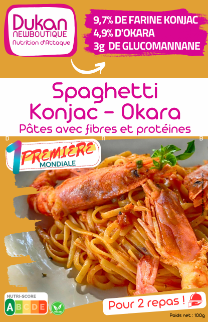 SPAGHETTI KONJAC – OKARA : Nutrition d’Attaque<BR><B>Prix en baisse -2%</B>
