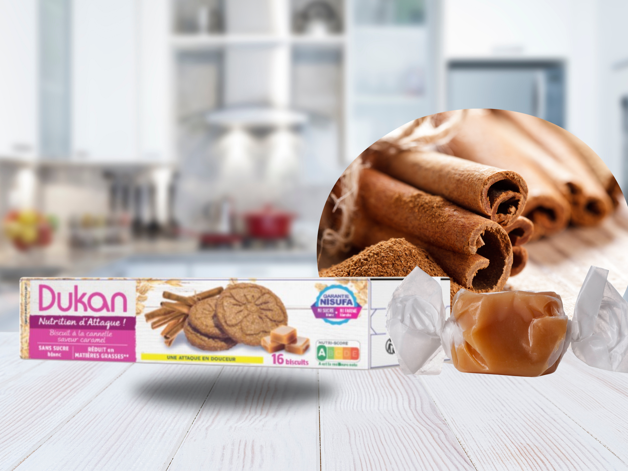 Galletas con sabor a caramelo y canela 132G NUEVA RECETA - NUEVO TAMAÑO