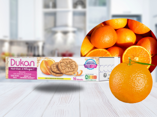 # TOUJOURS BON Biscuits saveur écorces d'Orange 132 g - 4x4 biscuits - SEULEMENT EMBALLAGE ABÎME