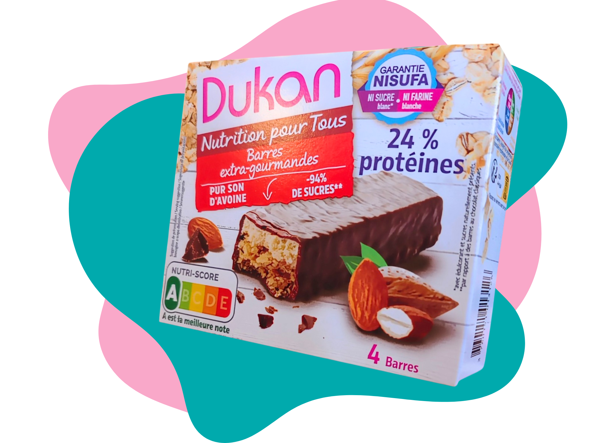 Barres extra-gourmande (4x30g l'unité)<BR><B>Prix en baisse -5%</B>