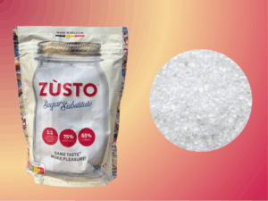 # TOUJOURS BON Zusto substitut de sucre 1:1 adapté aux diabétiques Nutri-Score A 300G DDM 05 01 2026