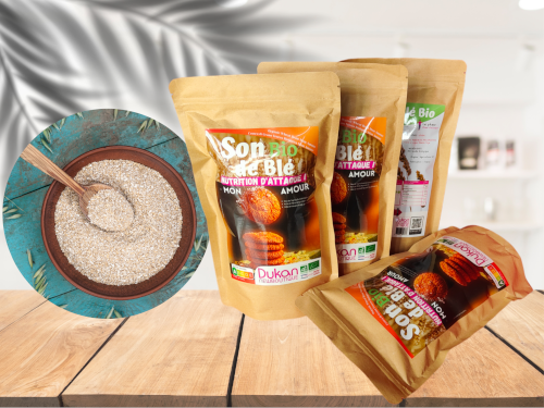 Lot de 4 son de blé 200g Nutrition Attaque