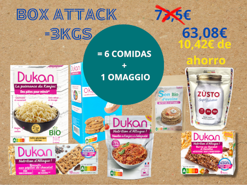 CAJA ATAQUE OBJETIVO -3 kg
