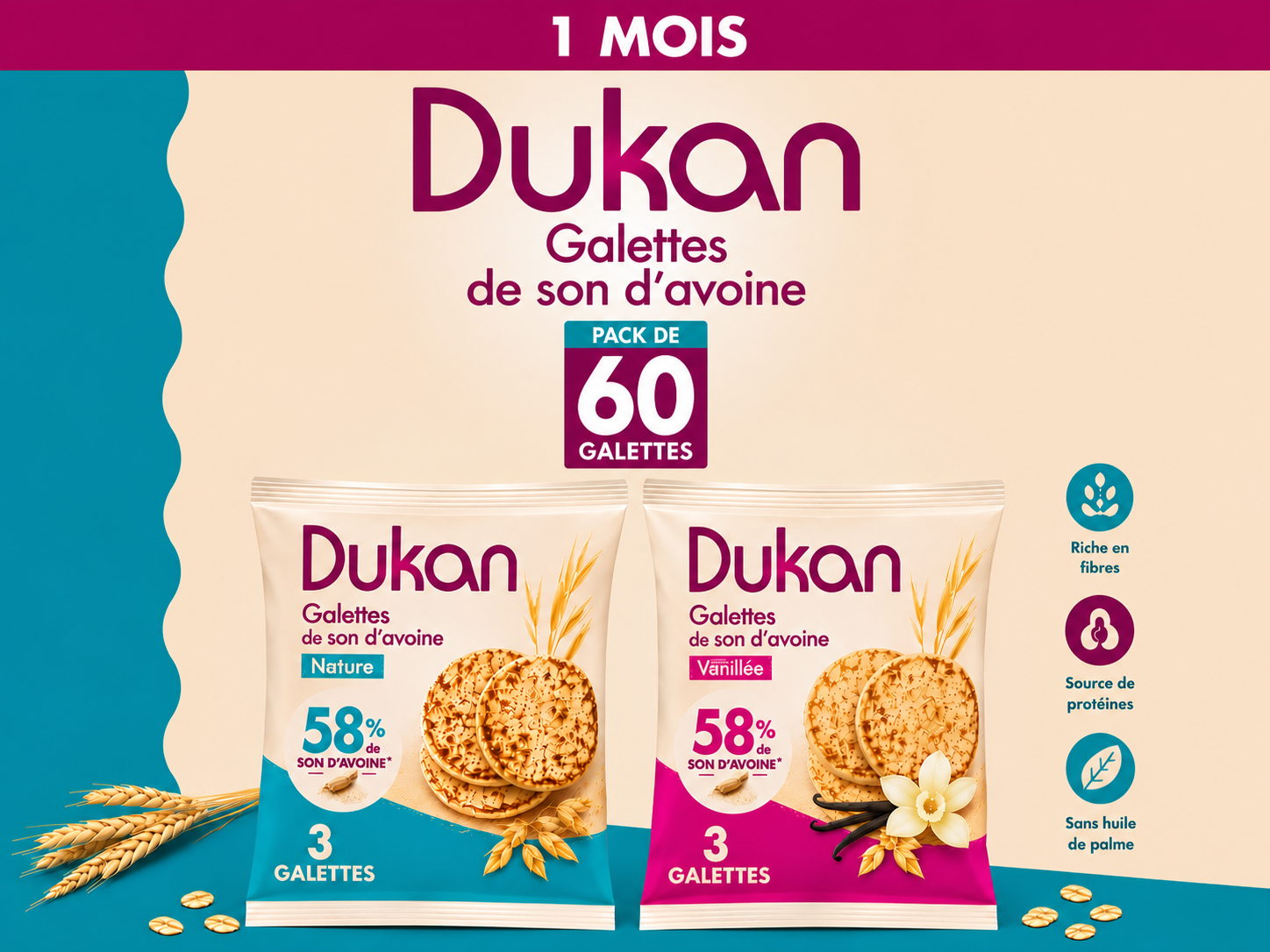 ABONNEMENT GALETTES TOUS LES mois x60