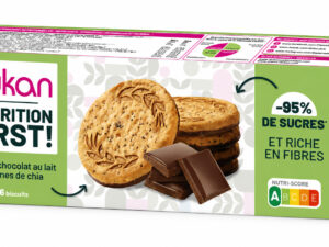 Biscuits au chocolat au lait et graines de Chia NOUVEAUTE 2026