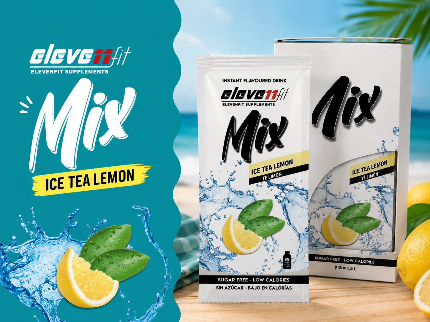 Eleven 11fit MIX SAVEUR  ICE TEA LEMON